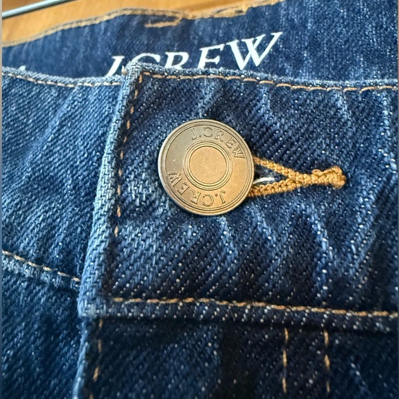 J. Crew Slim Wide Leg Blue Denim Jeans NWOT Size 34 - Picture 4 of 12